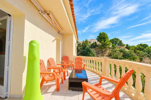 Villa con piscina, orientación sur y vistas al mar y montaña en Calpe — 29