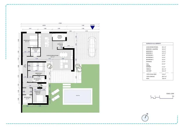 Villa 3 habitaciones 119m² en venta - Baños Y Mendigo — 30
