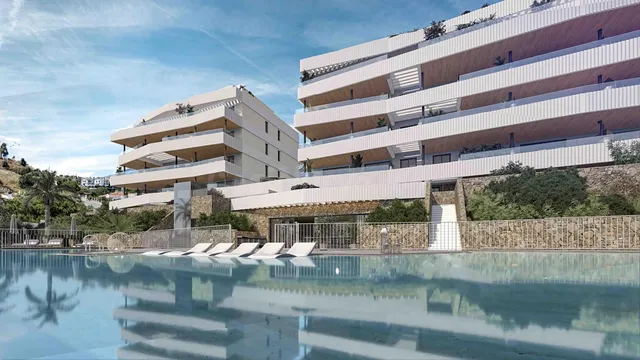 Apartamento con vistas panorámicas. 3 dormitorios y 2 baño. Urbanización El Coto, Mijas Costa — 2