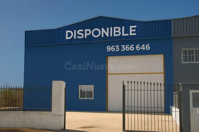 ALQUILER NAVE INDUSTRIAL EN P. OLIVERAL RIBA-ROJA DE TURIA 1