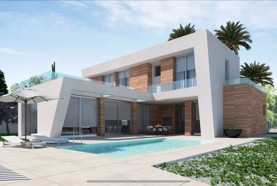 Terreno con proyecto de casa terminada