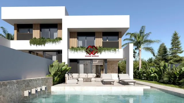 Modernas villas adosadas con piscina privada en Las Filipina