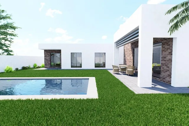 Venta villa sobreplano unifamiliar Calasparra parcela 5300 m2 - 140 m2 - 3 dormitorios, 2 baños - piscina — 3
