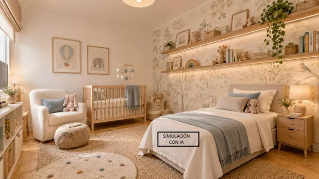 Vivienda en quinta planta con vistas panorámicas, luminosa, con 5 amplias habitaciones. — 46