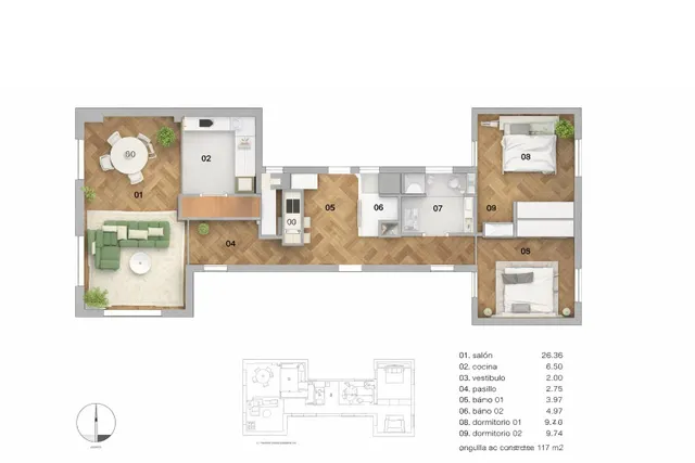 VIVIENDA DE LUJO CON DISEÑO EXCLUSIVO Y BALCONES EN LISTA — 33