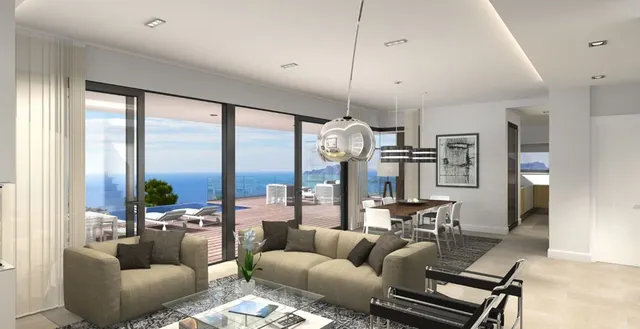 Villa con un diseño moderno y excelente ubicación en Benitachell — 4