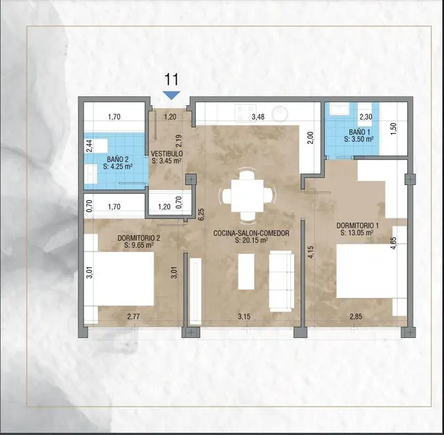 Piso 2 habitaciones 75m² en venta - SIERRA NEVADA — 11