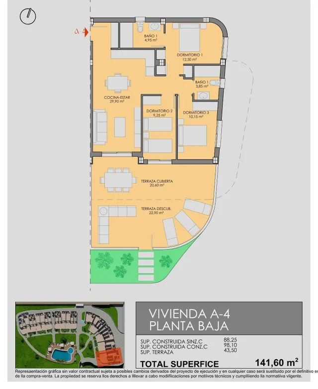 Apartamentos de lujo frente al campo de golf y cerca del mar en Los Alcázares, Costa Cálida — 20