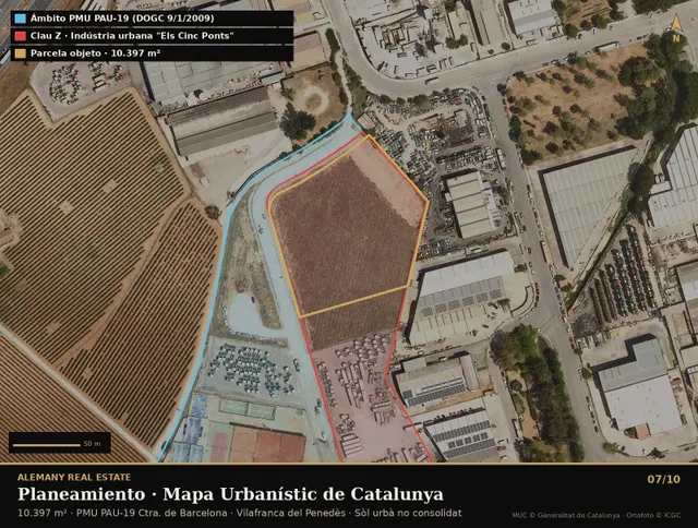 ESPECTACULAR SUELO INDUSTRIAL 10.397 M2 VILAFRANCA DEL PENEDÈS JUNTO AP-7 — 8