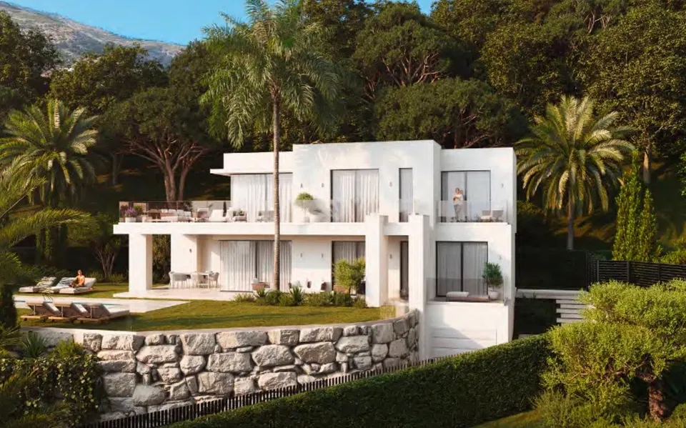 Preciosas villas en Mijas con vistas panorámicas al mar y montaña