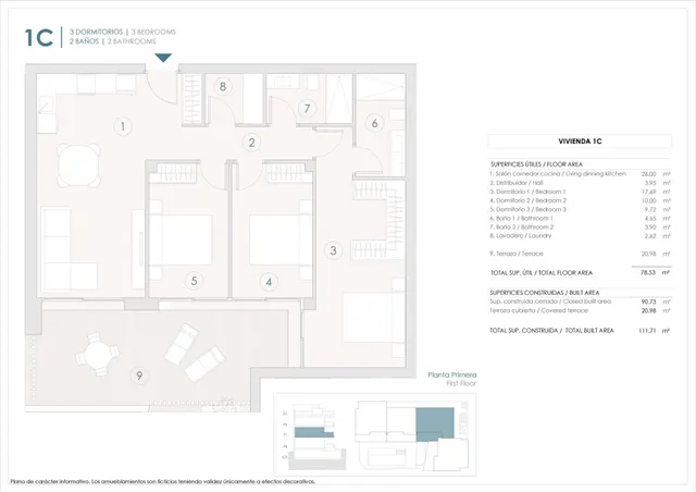 Apartamentos de nueva construcción en Benijófar con una ubicación céntrica — 6