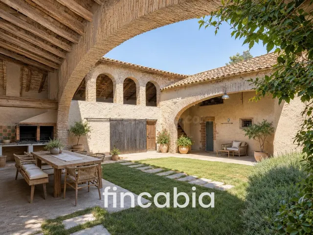 Masía catalana y finca rústica en venta en Santa Coloma de F