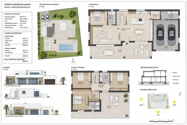 Parcela rústica de regadío de 4.055 m2 en Los Prados, Carava - foto 3