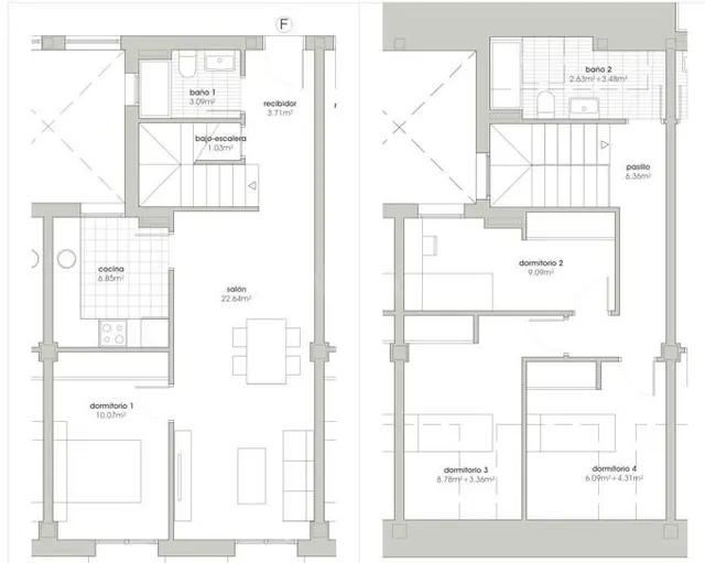 DÚPLEX DE OBRA NUEVA · 4 DORMITORIOS · 2 BAÑOS · EXTERIOR - CALLE SAN ANTONIO- ARANJUEZ — 2