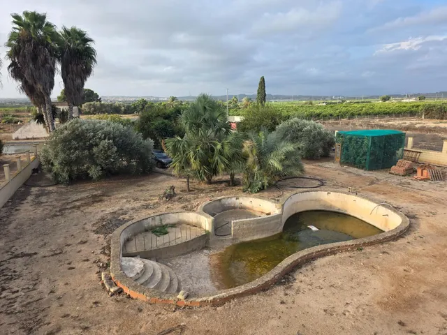 Espectacular finca rústica con proyecto de construcción y licencia en Los Montesinos — 13