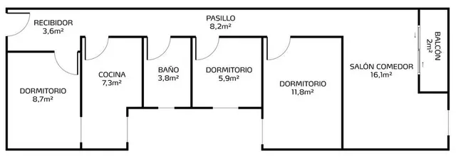 Piso 3 habitaciones 76m² en venta - Carolinas Altas — 22