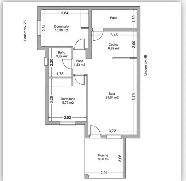 Apartamento 2 habitaciones 70m² en venta - Zona Centro — 41