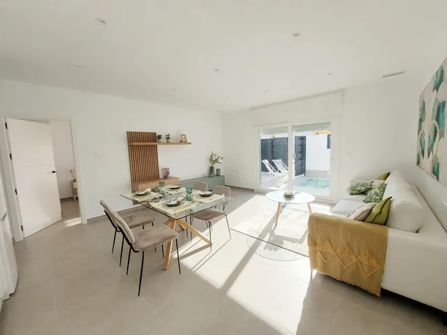 ADOSADO CON PARCELA, GARAJE Y PISCINA PRIVADA EN ROLDAN - TORRE PACHECO !! — 6