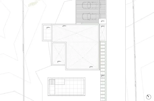 Moderna villa en construcción con orientacion al sur — 14