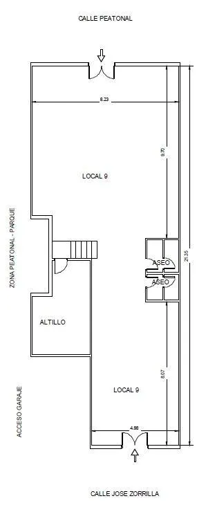 LOCAL EN AVENIDA DE CANARIAS EN VENTA 160 METROS — 2