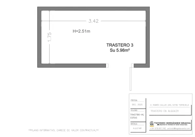 SE ALQUILA AMPLIO TRASTERO – PLAYA DEL CURA. Calle Ramón Gallud 200, en Torrevieja — 11