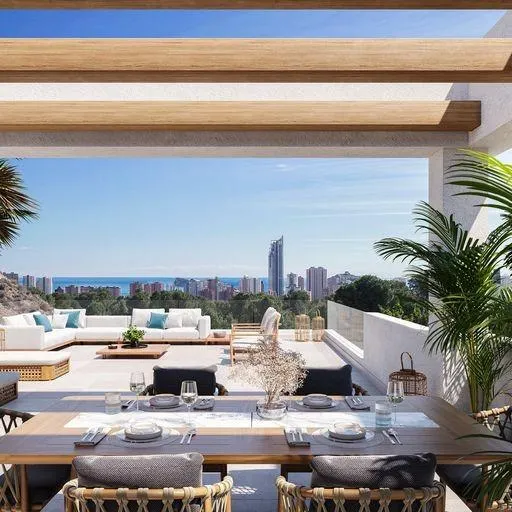 Villa independiente  con magnificas vistas a Benidorm