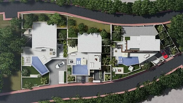 Moderna villa de lujo en construcción en Calpe con impresionantes vistas — 6