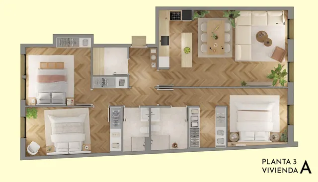 Piso 3 habitaciones 894m² en venta - Centro - Areal — 25