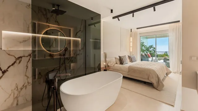 Apartamento de lujo reformado de 3 dormitorios y 2 baños con vistas al mar. Sierra Blanca — 22