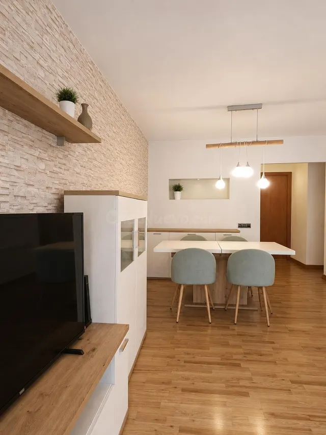 Amplio y Moderno Piso de 3 habitaciones con Terraza en Zona 