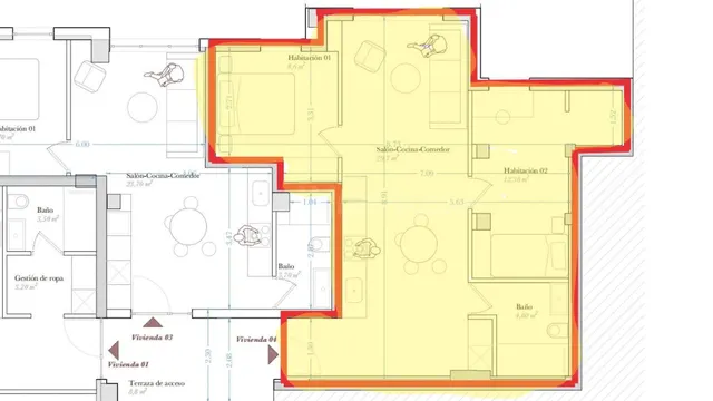 PROYECTO DE VIVIENDA NUEVA POR CAMBIO DE USO - ONTINYENT - foto 2