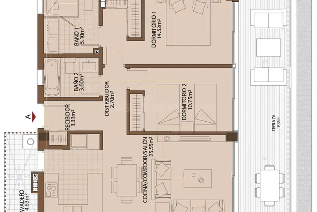 Apartamento 2 habitaciones 177m² en venta - Torreblanca del Sol — 18