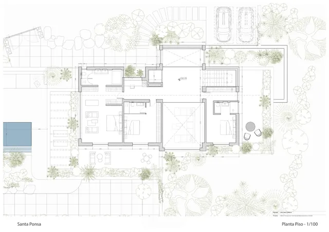 Parcela urbana con proyecto y licencia para villa de lujo en Santa Ponça — 13