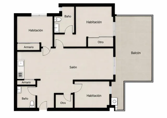 Exclusivo piso de obra nueva en torreblanca del sol, Fuengirola, con terraza, piscina y garaje — 30