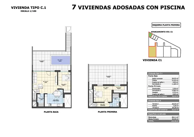 Viviendas de obra nueva en Pilar de la Horadada con piscina privada — 11
