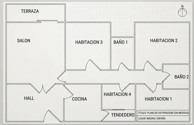 Piso en Venta en Madrid Madrid ENTREVíAS — 20