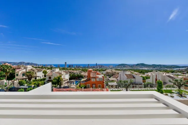 ▷Villa de Obra Nueva con Vistas al Mar en Finestrat, Costa Blanca — 25