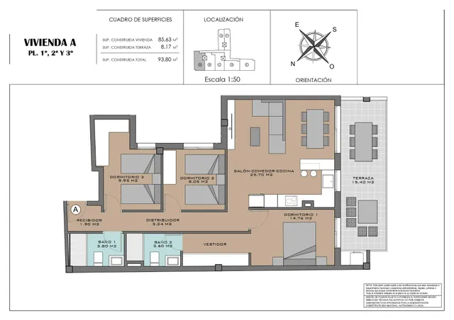 Apartamento 3 habitaciones 92m² en venta - Eroski — 7