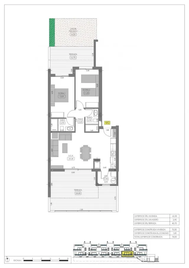 Bungalow 2 habitaciones 74m² en venta - Comunidad valenciana — 16