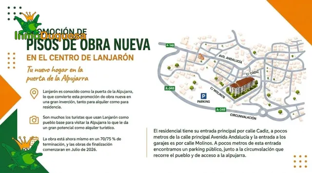 OBRA NUEVA: Ático de 2 Dorm. y 2 Baños en LANJARÓN. - foto 3