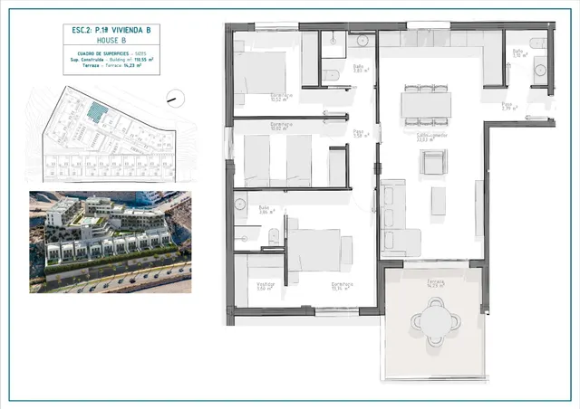 COMPLEJO RESIDENCIAL DE OBRA NUEVA EN AGUILAS — 8