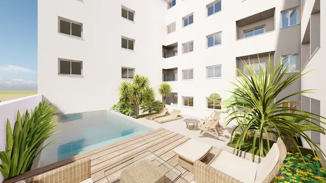 Piso de 2 habitaciones en primera planta en Patiño, Murcia — 2