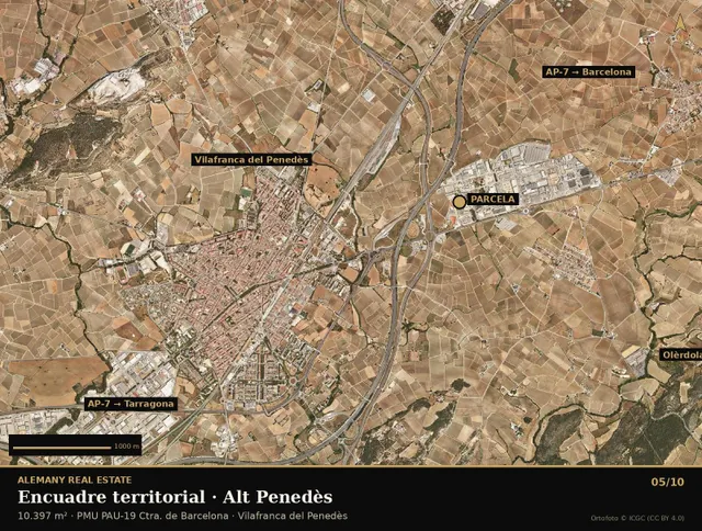 ESPECTACULAR SUELO INDUSTRIAL 10.397 M2 VILAFRANCA DEL PENEDÈS JUNTO AP-7 — 6