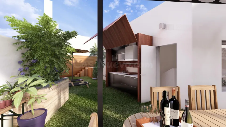La exclusividad de vivir en una casa nueva junto a las tendillas