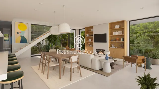Espectacular casa unifamiliar en construcción en la zona del Mirador de Sant Andreu de Llavaneres — 6