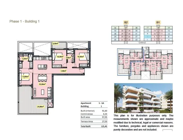 Apartamentos de lujo de nueva construcción en venta en el complejo Santa Rosalia Lake and Life Resort, en Murcia — 22