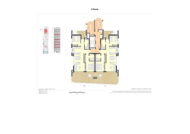 Apartamentos y áticos dúplex de 1, 2 y 3 dormitorios en primera línea de la playa de La Fossa en Calpe — 31