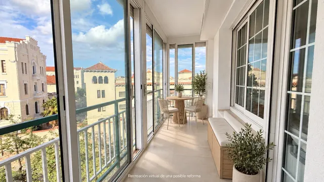 Amplia vivienda de 4 habitaciones con terraza acristalada, chimenea y aparcamiento — 26