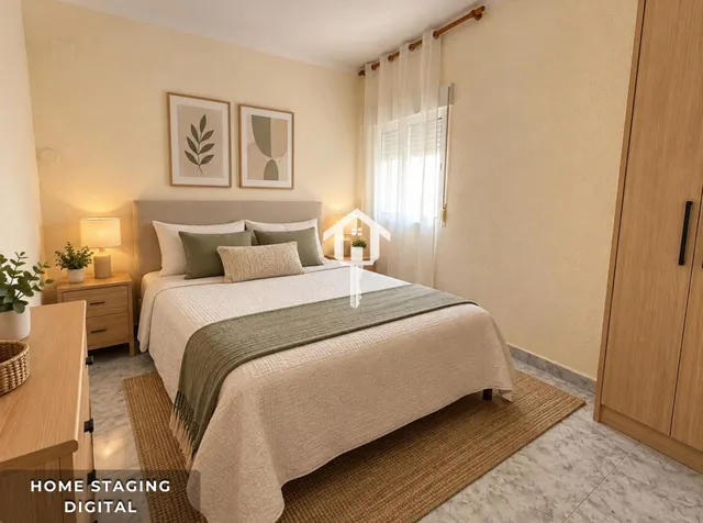 PISO EN VENTA EN ALICANTE. 66m2, 3 habitaciones, 1 BAÑO, CUARTA PLANTA SIN ASCENSOR. ZONA DE ALTOZANO — 23