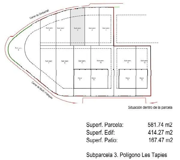 FANTÑSTICA PARCELA DE 581 M2 EN LES TAPIES HOSPITALET DE LÂ - foto 2